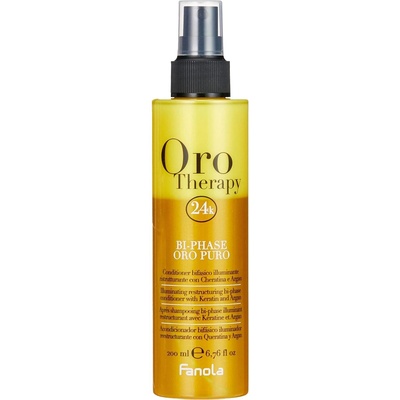 Fanola Oro Therapy Двуфазен балсам за коса Bi-Phase Oro Puro, без отмиване , 200 ml