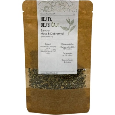 QuickTea Bancha Máta & Dobromysl 1000 g