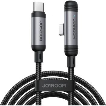 JOYROOM S-A56 EnjoyX Series 90° USB-C - USB-C кабел 60W 1.2m - черен (S-A56)