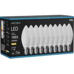 Mexen Nova 10x LED крушка E14, C37, 10W, Топло - 3000K, 1055 lm - L102-E14-1030-01x10 (L102-E14-1030-01x10)