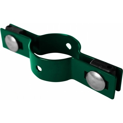 PILECKÝ Objímka plotového panelu PILOFOR pro sloupek IDEAL poplastovaná průběžná 48 mm zelená