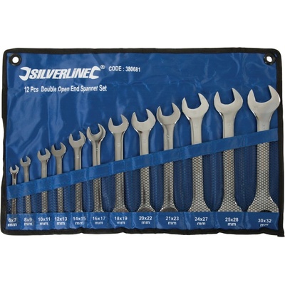 Sada stranových klíčů 12 ks Silverline 380681
