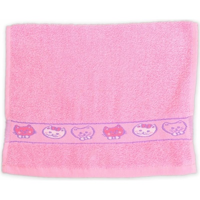 Textilomanie Detský uterák KIDS ružový 30x50 cm