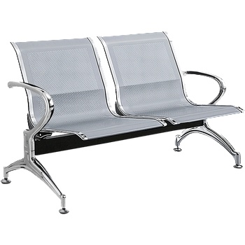 Image 1 of Bittel Посетителска пейка с 2 места КАРМЕН cr-1030-2 - сребърна