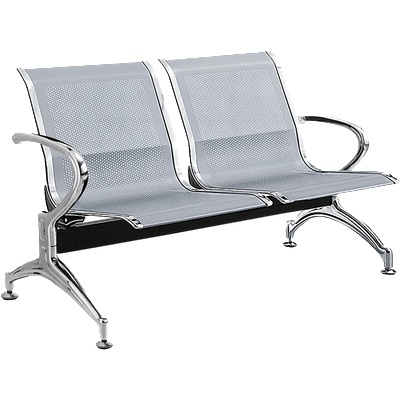 Bittel Посетителска пейка с 2 места КАРМЕН cr-1030-2 - сребърна