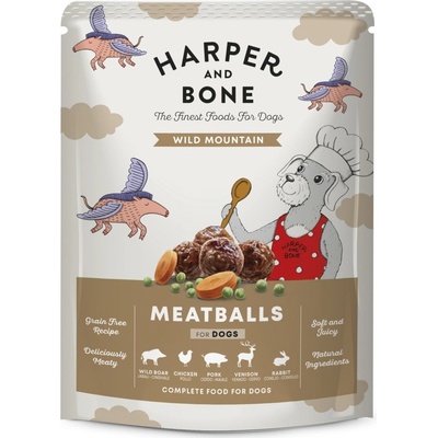 Harper and Bone Dog divoké hory 300 g