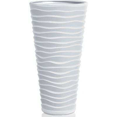 NABBI DPSA400 plastový kvetináč 38,7 cm biela 38.7 x 38.7 x 75 cm