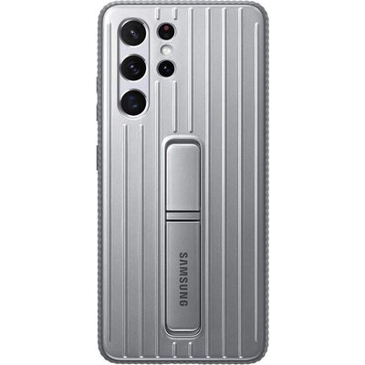 Samsung Protective Standing Cover EF-RG998CJ - оригинален хибриден кейс за Samsung Galaxy S21 Ultra (сив)