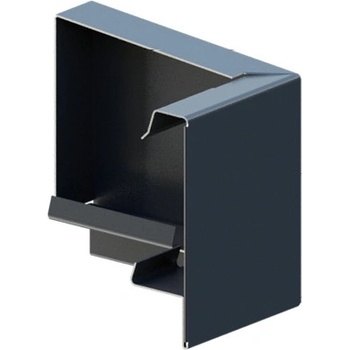 Satjam Kwadra Čelo masky žľabu hranaté pravé 0,6 mm RAL 7016 antracit