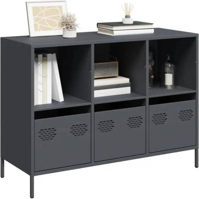 vidaXL 11461.851366 příborník antracitový 101,5x39x73,5cm ocel válcovaná za studena
