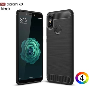 Image 1 of Xiaomi Mi A2 / Mi 6X Удароустойчив Carbon Fiber Калъф и Протектор