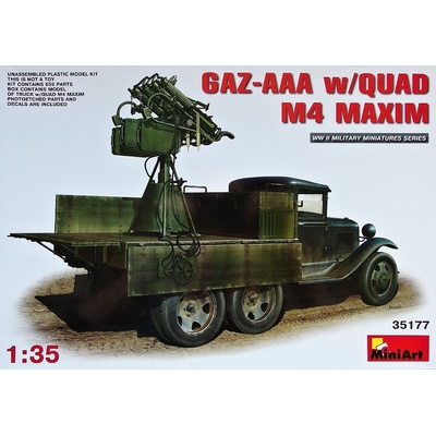 MiniArt GAZ-AAA w/Quad M-4 Maxim 1:35