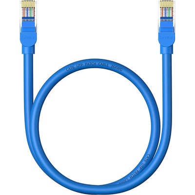 Baseus Мрежов кръгъл кабел Baseus RJ45, Cat. 6, 0, 5 м B00133204311-00 - син (B00133204311-00_VZ)