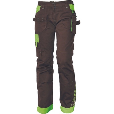 Cerva CRV YOWIE Pracovné nohavice do pása hnedé