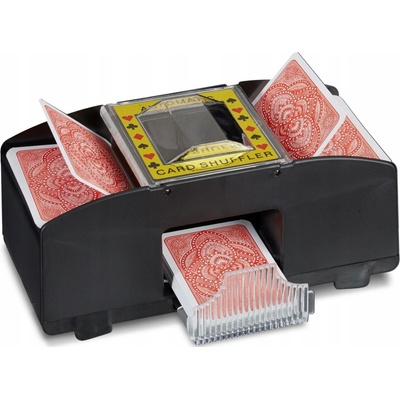 Relaxdays Automatická míchačka karet na baterie černá