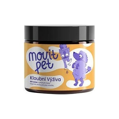 MOVit PET Kloubní Výživa s příchutí masa 100 tbl