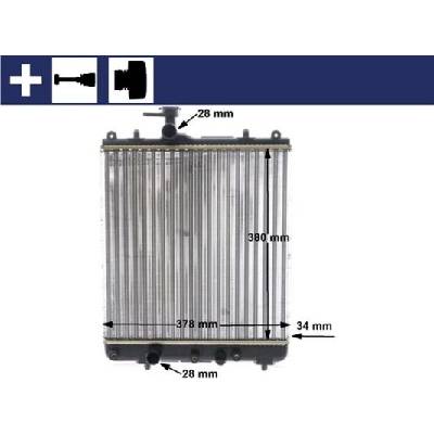 Chladič, chlazení motoru MAHLE CR 1514 000S (CR1514000S)