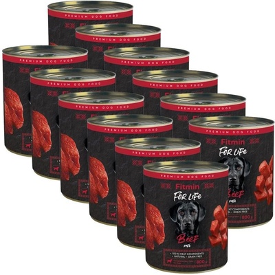 Fitmin For Life Adult Beef paté 12 x 800 g