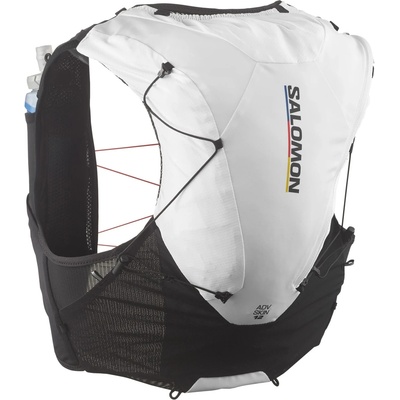 Salomon Раница за трейл бягане Salomon ADV Skin 12 Race Flag Trail running backpack - Black / White - размер XS (502-9536-0111)