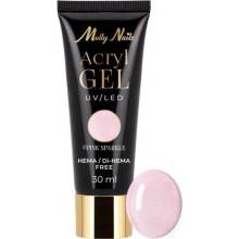 Molly Nails Acrygél Pink Sparkle 30 ml