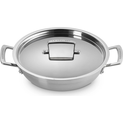 Le Creuset 96203924001000 Panvica 3-vrstvová, 24 cm, s rúčkami