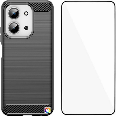 Xiaomi WANLONFENG LS Удароустойчив TPU Калъф с Протектор за Xiaomi Redmi 15C 5G / 4G / Poco C85 4G - Черен, Син, Червен