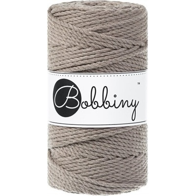 Bobbiny 3PLY Macramé Rope 3 mm 100 m Coffee юта (TS-E017)