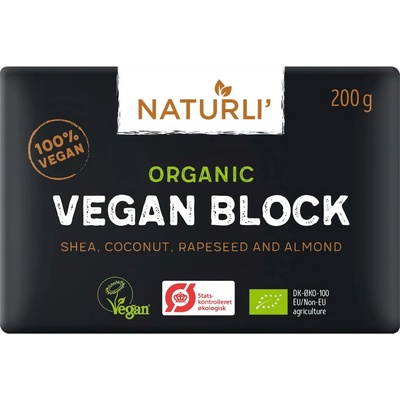 Margarín rostlinný v kostce 200 g BIO NATURLI
