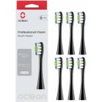 Oclean Комплект 6 бр. резервни глави за ел. четка за зъби Oclean Professional (99PROFCL6B)