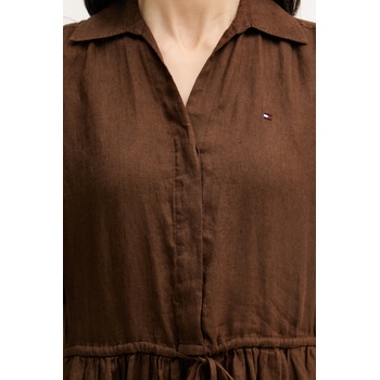 Tommy Hilfiger лятна рокля от лен (WW0WW48950)