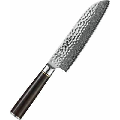 HEZHEN kuchyňský nůž Santoku ONYX B1Z (7")