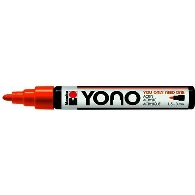 Marabu YONO akrylový popisovač 1,5-3 mm - neonově oranžový