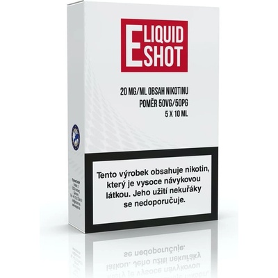 EXPRAN GmbH E-Liquid Shot Booster PG50/VG50 20mg 5x10ml – Zboží Mobilmania