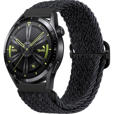 BStrap Braid Nylon remienok na Xiaomi Amazfit GTR 2 / GTR 47mm, black SSG035C0206