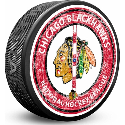 Mustang Puk Chicago Blackhawks NHL Center Ice