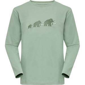 Mammut Детска блуза с дълъг ръкав Mammut Kid's Mammut Core Longsleeve Logo Longsleeve - Willow - размер 164 (EU) (704-5544-0416)