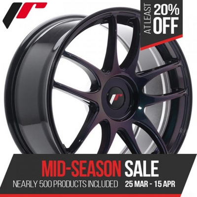 JAPAN Racing JR29 11x19 3x112 ET15-30 matt black