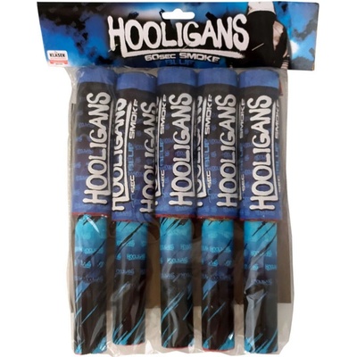 Dýmovnice do ruky HOOLIGANS MODRÁ 5 ks