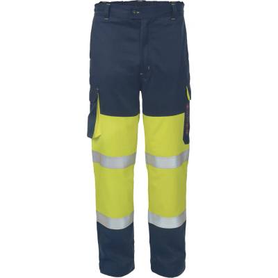 Cerva Multinorm Tap PM HV kalhoty žlutá/navy