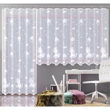 Hotová záclona alebo balkónový komplet, Jednorožec, biela 220 x 120 cm