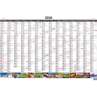 Plánovacia ročná mapa A1 obrázková 2026