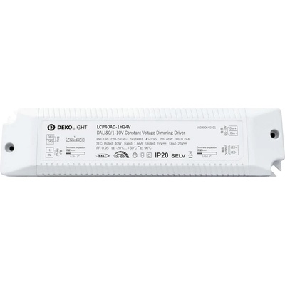 Deko Light BASIC, DIM, CV, LCP napájecí zdroj pro LED konstantní napětí 0 mA - 1.70 A 24 V/DC Dali 1 ks