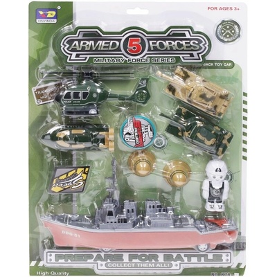 Wiky Vehicles Vojenská technika set s loďou 28 cm