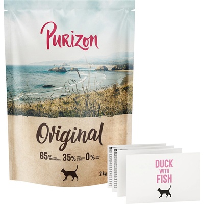 Purizon Original kachna s rybou bez obilovin 2 kg