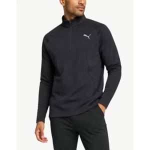 PUMA Run Clounspun Knit 1 2 Zip Pup Black - magazinko