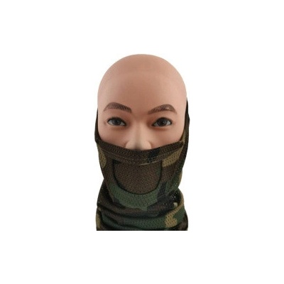 Cygnus Armory ochranná maska Face Warrior wood