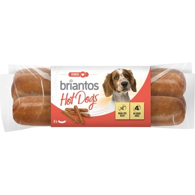 Briantos Hot Dog párky pre psov 4 x 55 g