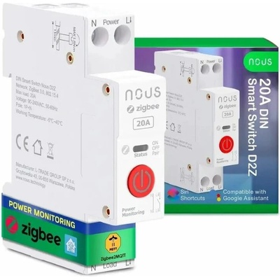 NOUS D2Z, ZigBee DIN SMART Switch, prepínač