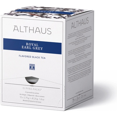 Althaus Черен чай Althaus - Royal Earl Gray Pyra Pack 15x2.75 г