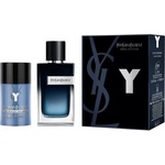 Yves Saint Laurent Y подаръчен комплект с парфюмна вода 100мл и део стик 75мл за мъже 1 бр